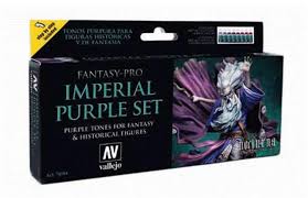 Vallejo: Fantasy Pro: Imperial Purple Set (8)